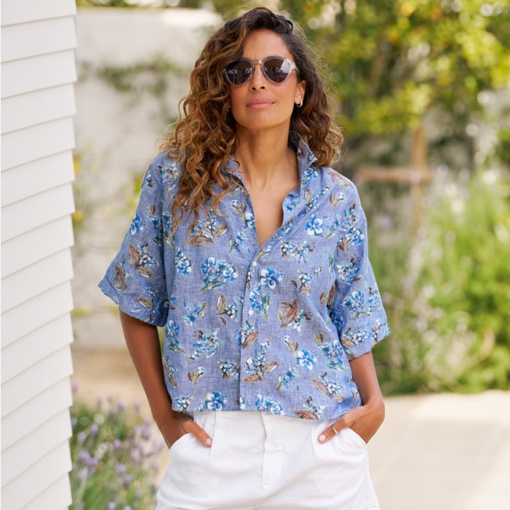 Frank & Eileen Rosie Short Sleeve Button Up Shirt